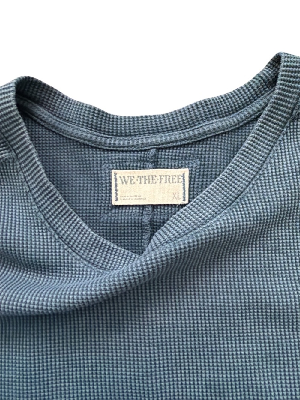 We The Free easy does it long sleeve waffle knit - Picture 3 of 5
